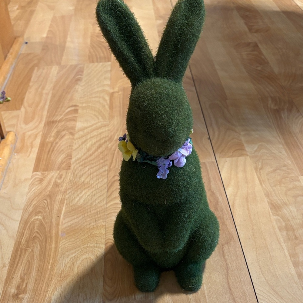 Moss Bunny Easter Spring Decor Tabletop Accent Rustic Farmhouse